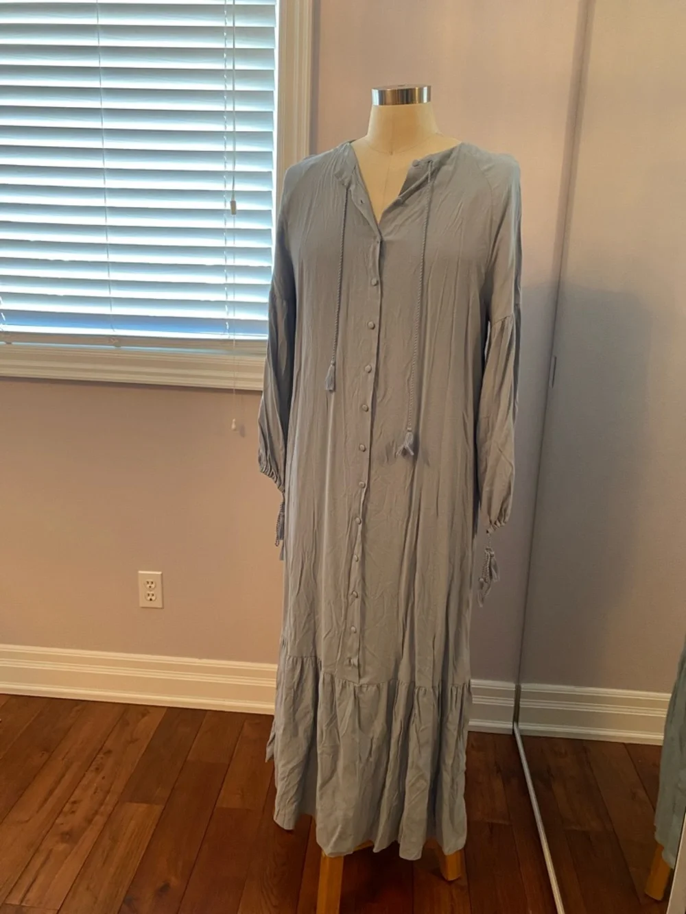 Alia longe light blue dress ladies size 12 - Picture 6 of 8